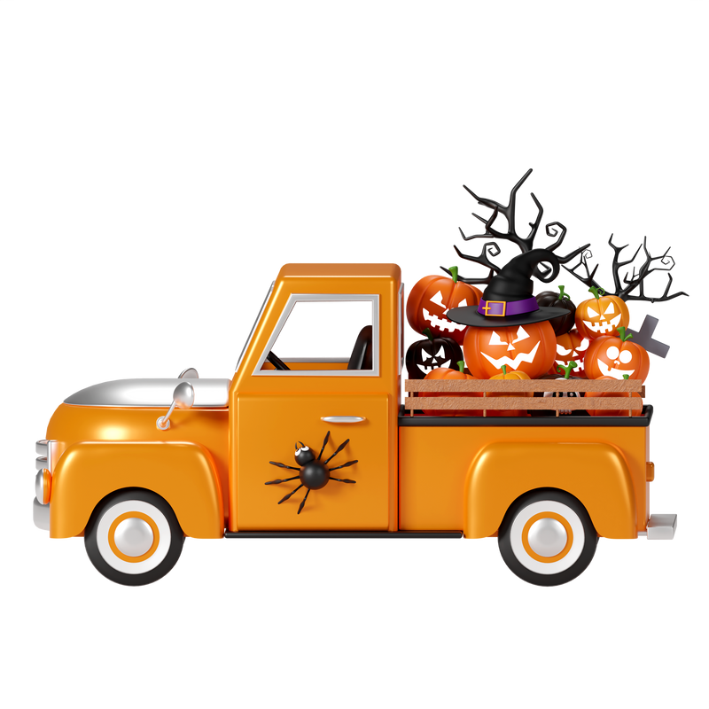 Halloween 3d elements